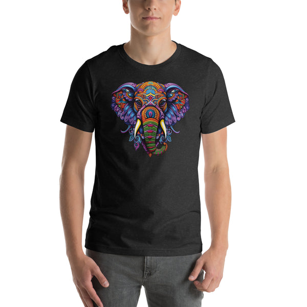 Colorful Elephant Tattoo Art | Unisex t-shirt