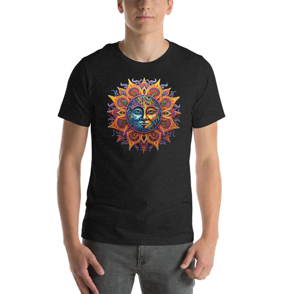 Psychedelic Sun Mandala | Unisex t-shirt