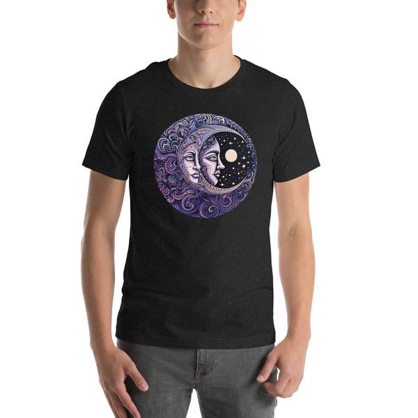 Purple Mandala Moon Phase | Unisex t-shirt