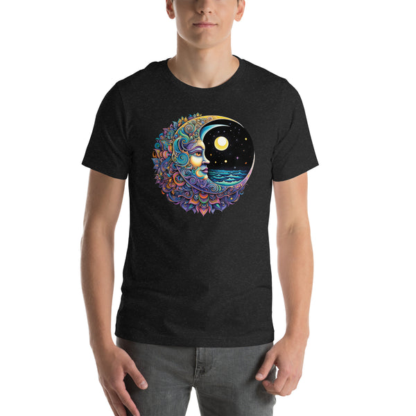 Psychedelic Crescent Moon | Unisex t-shirt