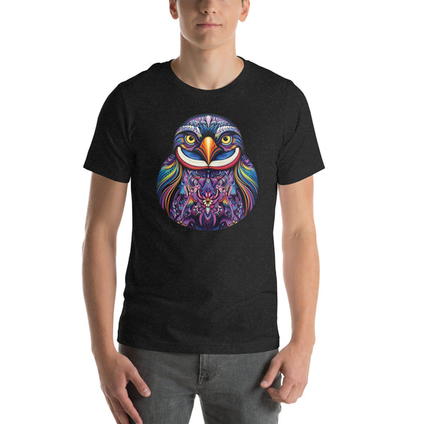 Psychedelic Penguin Mandala | Unisex t-shirt