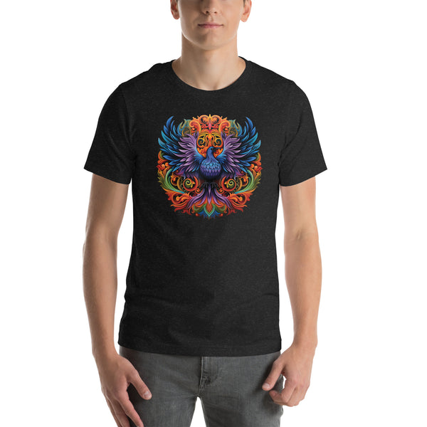Blue Phoenix Mandala | Unisex t-shirt