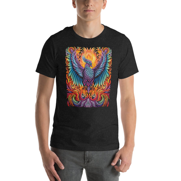 Psychedelic Phoenix Mandala | Unisex t-shirt