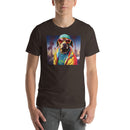 Tropical Hippie Dog | Unisex t-shirt