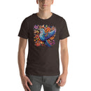 Humming Bird Flowers Mandala | Unisex t-shirt