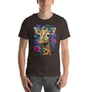 Giraffe Flowers Mandala | Unisex t-shirt