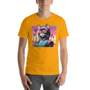 Colorful Fashionista Cat | Unisex t-shirt