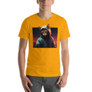 Angry Cat Wearing Jacket | Unisex t-shirt