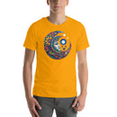 Floral Crescent Moon Mandala | Unisex t-shirt