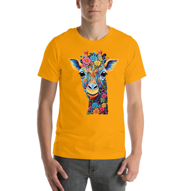 Floral Giraffe Mandala | Unisex t-shirt