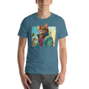 Tropical Sunglasses Cat | Unisex t-shirt