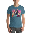 Colorful Fashionista Cat | Unisex t-shirt