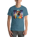 Tropical Hippie Dog | Unisex t-shirt
