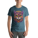 Colorful Cat Mandala Art | Unisex t-shirt