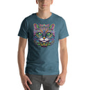 Psychedelic Mandala Cat Art | Unisex t-shirt