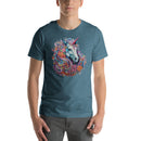 Unicorn Colorful Flowers | Unisex t-shirt