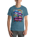 Trippy Paint Pour Lips | Unisex t-shirt
