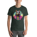 Vibrant Cool Wolf | Unisex t-shirt