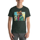 Tropical Sunglasses Cat | Unisex t-shirt