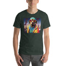 Tropical Hippie Dog | Unisex t-shirt
