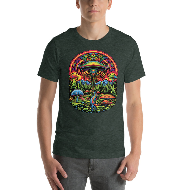 UFO Trippy Alien | Unisex t-shirt