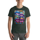 Trippy Paint Pour Lips | Unisex t-shirt
