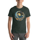 Moon Phase Floral Mandala | Unisex t-shirt