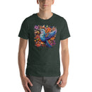 Humming Bird Flowers Mandala | Unisex t-shirt