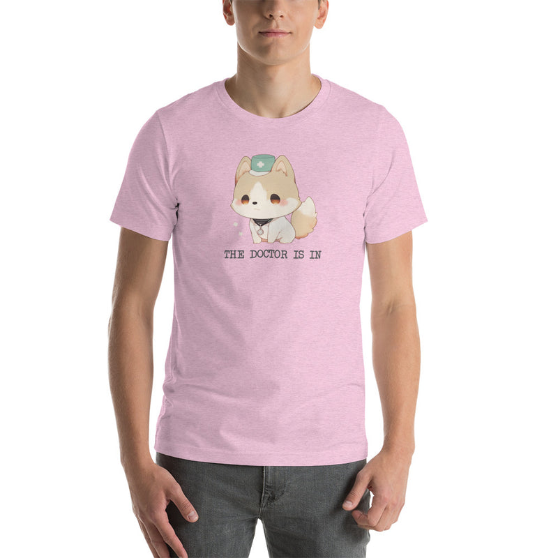 The Doctor Is In Cute Dog | Unisex t-shirt