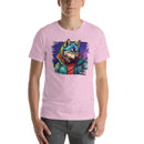 Colorful Modern Wolf | Unisex t-shirt