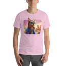 Modern Fashionable Cat | Unisex t-shirt
