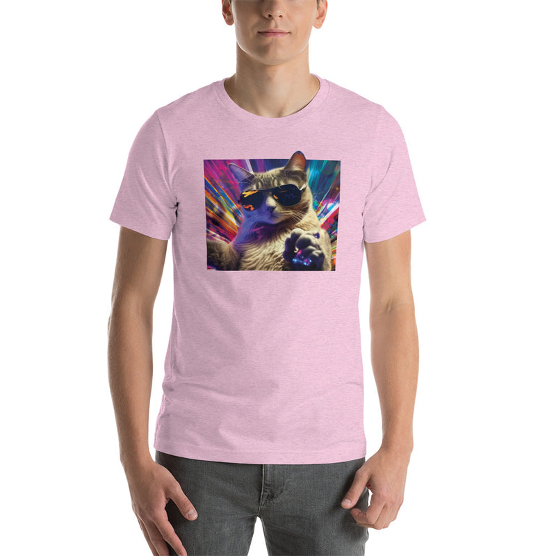 Raver Party People Cat | Unisex t-shirt