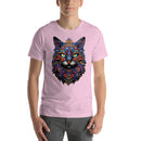 Mardi Gras Cat Mandala | Unisex t-shirt
