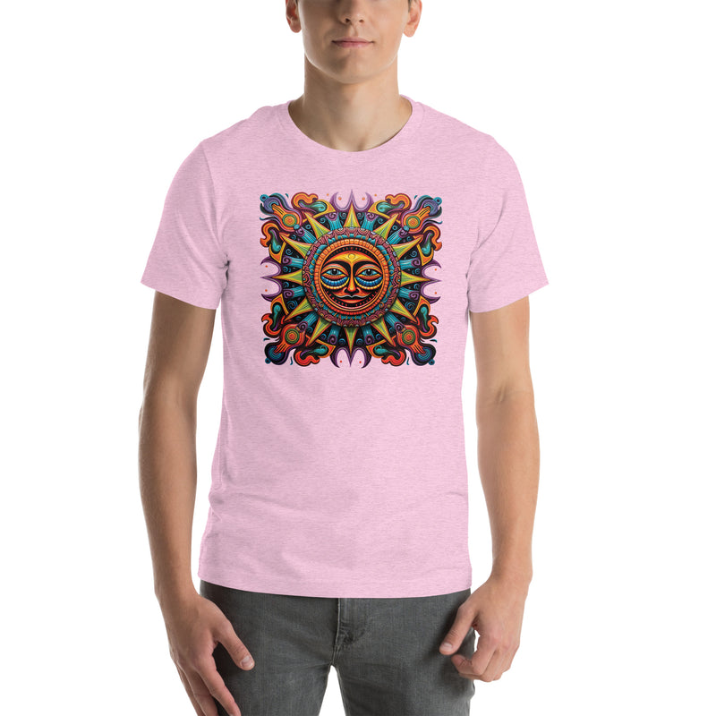 Aztec Trippy Sun Mandala | Unisex t-shirt