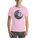 Floral Crescent Moon Mandala | Unisex t-shirt
