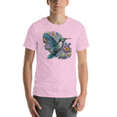 Blue Humming Bird Mandala | Unisex t-shirt