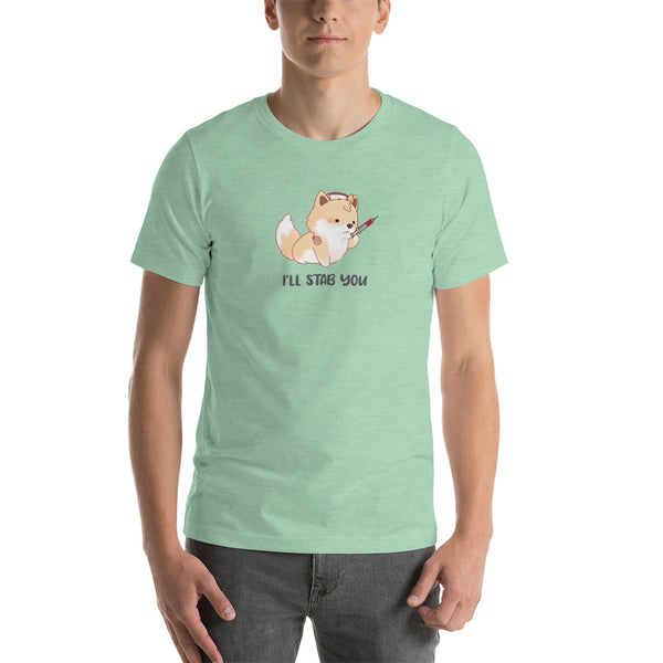 I'll Stab You Cute Dog Doctor | Unisex t-shirt