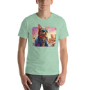 Modern Fashionable Cat | Unisex t-shirt