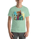 Tropical Sunglasses Cat | Unisex t-shirt