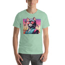 Colorful Fashionista Cat | Unisex t-shirt