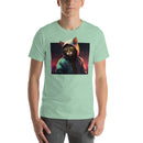 Angry Cat Wearing Jacket | Unisex t-shirt