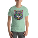 Psychedelic Mandala Cat Art | Unisex t-shirt