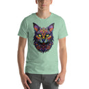 Trippy Tribal Cat Art | Unisex t-shirt