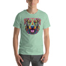 Colorful Dog Mandala | Unisex t-shirt