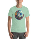 Floral Crescent Moon Mandala | Unisex t-shirt