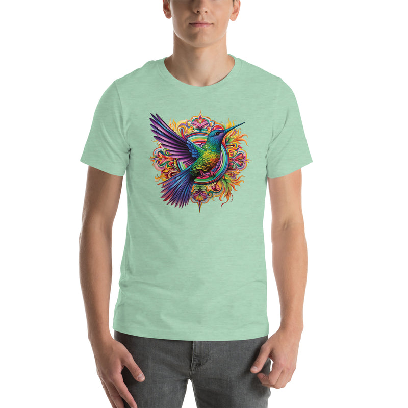 Trippy Humming Bird Mandala | Unisex t-shirt