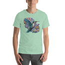 Blue Humming Bird Mandala | Unisex t-shirt