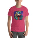 Colorful Modern Wolf | Unisex t-shirt