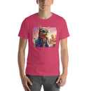 Modern Fashionable Cat | Unisex t-shirt