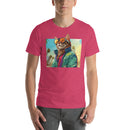 Tropical Sunglasses Cat | Unisex t-shirt